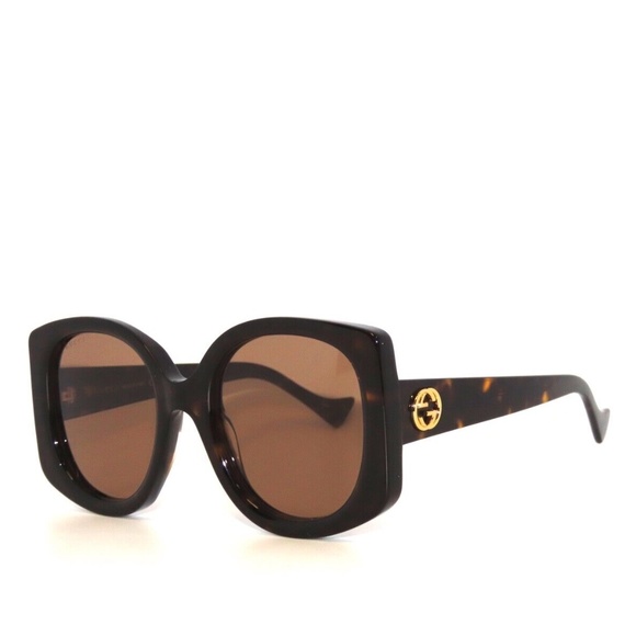 Gucci GG1257S 002 Havana Brown Sunglasses 1257